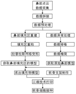 一体化鼻尖解剖型移植物的制造方法发明专利