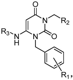 一种尿嘧啶母核类化合物及其制备方法和应用