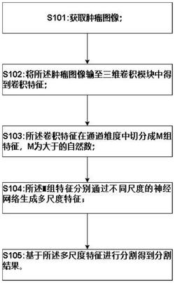 一种基于深度学习的肿瘤图像分割方法、系统及设备