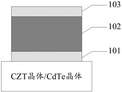 用于碲锌镉晶体/碲化镉晶体的焊接电极结构及制备方法