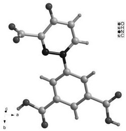 哒嗪氢键骨架荧光传感材料及其制备方法和应用