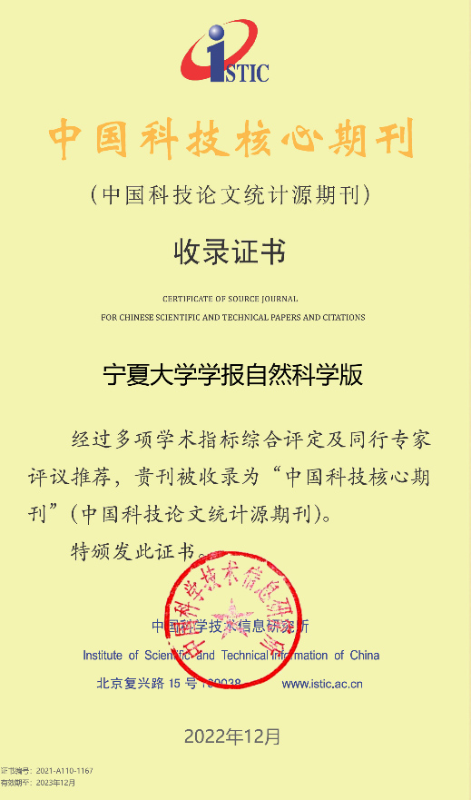 宁夏大学学术期刊