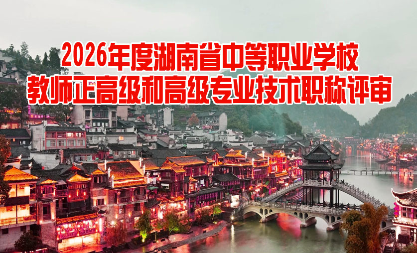 湖南省中等职业学校教师正高级