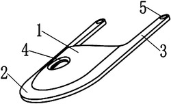 一种前交叉韧带胫骨髁间棘撕脱骨折固定钢板